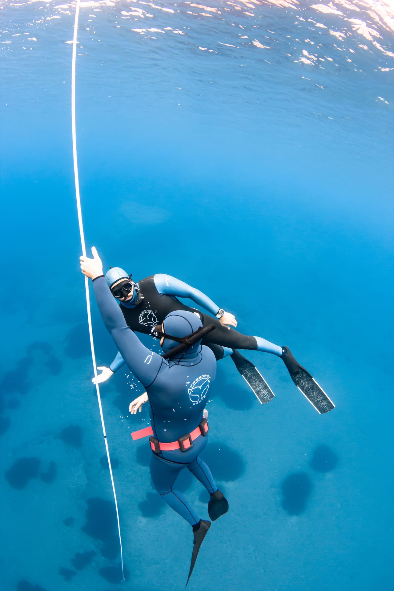 Trénink freedivingu - Professional training in Plakias, Crete